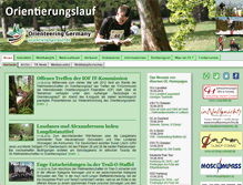 Tablet Screenshot of orientierungslauf.de
